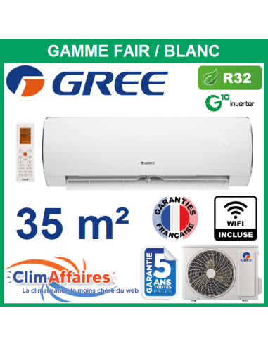 GREE Climatisation Inverter - R32 - FAIR 12 (3.51 kW)