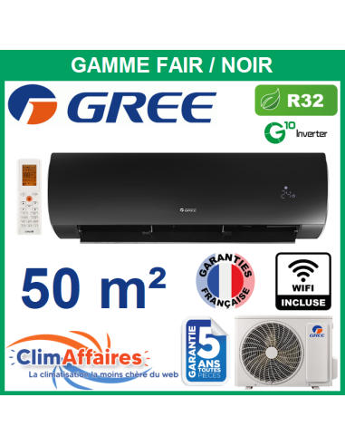 GREE Climatisation Inverter - R32 - FAIR 18 (5.2 kW) - Noire