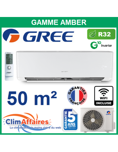 GREE Climatisation Inverter - R32 - AMBER 18 (5.3 kW)