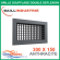 Baillindustrie - Grille de soufflage double déflexion Gainable - Aluminium Anthracite - 300x150 mm -