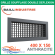 Baillindustrie - Grille de soufflage double déflexion Gainable - Aluminium Anthracite - 400x150 mm -