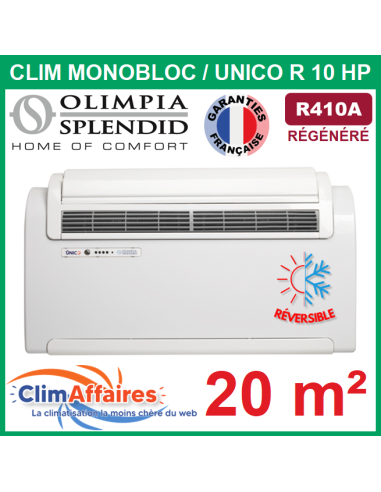Olimpia Splendid - Climatisation Monobloc Réversible R410A - UNICO R 10 HP (2.3 kW) - 01495