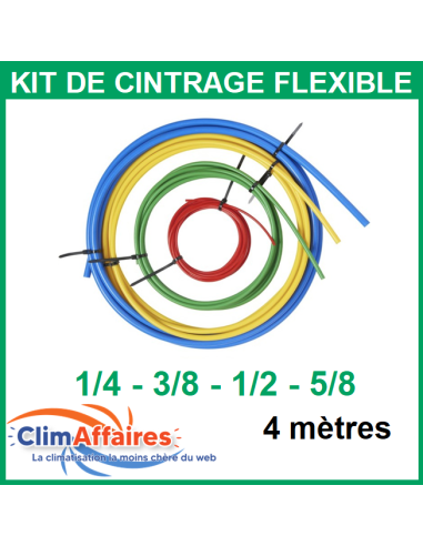 Kit de cintrage intérieur pour tubes cuivre isolés 4 mètre (Diamétre: 1/4 - 3/8 - 1/2 - 5/8)