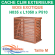 Cache groupe pour climatisation unité extérieure - Bois Exotique - 835x1050x510 mm (Taille M)