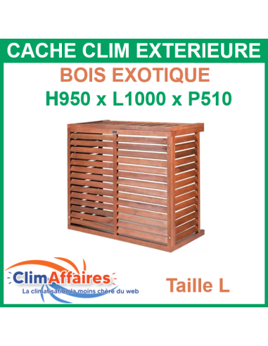 Cache groupe - Bois Exotique - 950x1000x510 (Taille L)