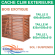 Cache Groupe Exterieure Climatisation - Bois Exotique - Unité extérieure (3 tailles : S - M - L)