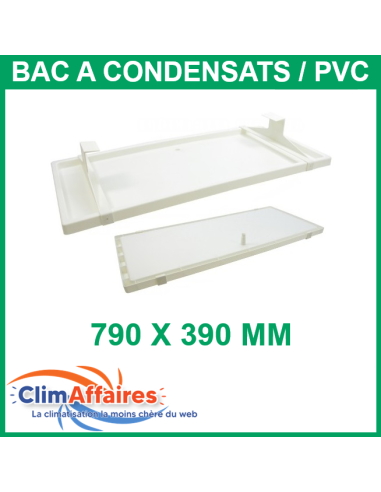 Bac à condensats en PVC - 790x390 mm