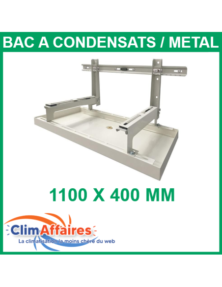 Bac à condensats XTRA en METAL - 1100 * 400 mm