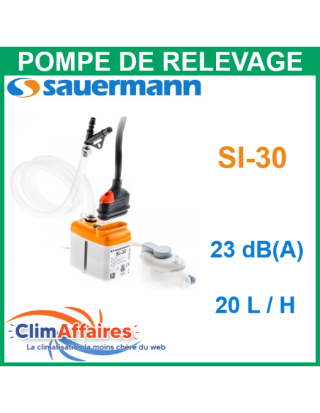 Pompe de Relevage pour climatisation - Sauermann - SI-30 (20l/h)