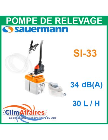 Pompe de Relevage - Pompe à piston -  Sauermann - SI-33 (30l/h)