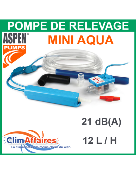 Pompe de relevage Bi-Bloc pour climatisation - Aspen - Mini Aqua (12l/h)