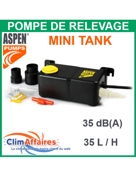 ASPEN - MINI TANK - Pompe de relevage à bac submersible (35 l/h)