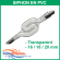 Siphon en PVC Transparent pour tube d'évacuation de condensat - 16 / 18 / 20 mm