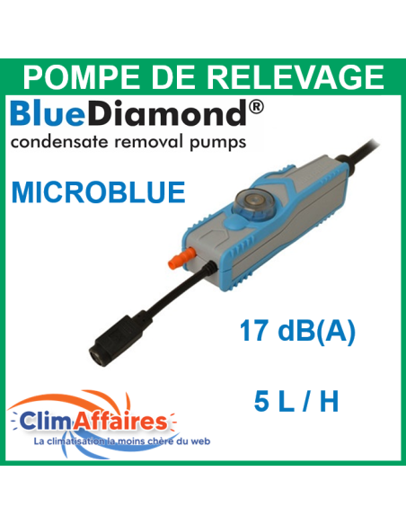 Pompe de relevage pour climatisation - Blue Diamond - Micro blue (17 dB(A))
