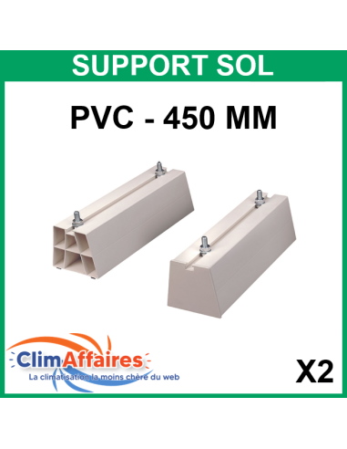 Support sol en PVC - 450 mm (600 kg)