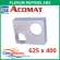 Plénum ABS pour grille de reprise porte filtre 625x400 mm