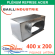 Baillindustrie - Plénum en acier piquage latéral pour grille de reprise porte filtre - 400x200 mm - 
