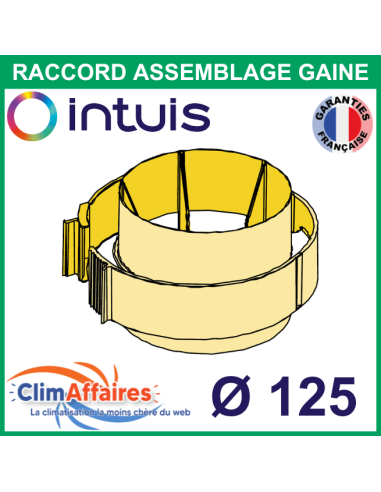 Raccord d'assemblage pour gaine isolée Ø 125 mm - INTUIS / AUER - 730044