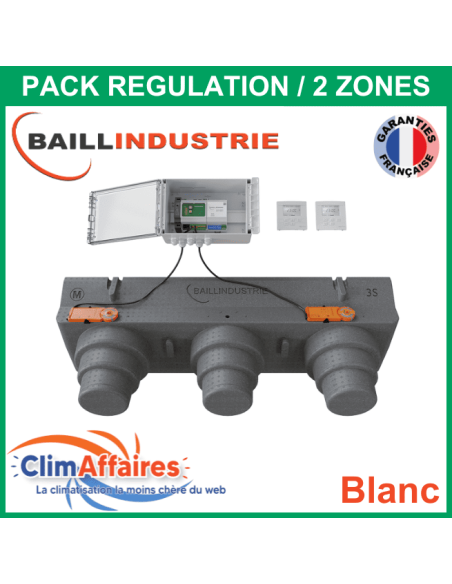 Baillindustrie - Pack 2 ZONES - 3S - PACK 2TB 2M 3S (Blanc)