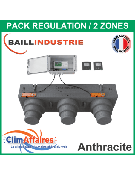 Baillindustrie - Pack 2 ZONES - 3S - PACK 2TA 2M 3S (Anthracite)