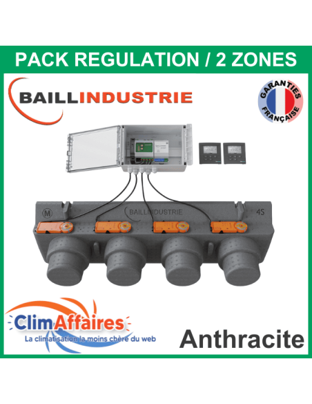Baillindustrie - Pack 2 ZONES - 4S - PACK 2TA 4M 4S (Anthracite)