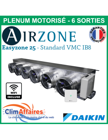 Airzone Easyzone C25 Standard WIFI + VMC IB8 DAIKIN - FBA60/71 - 6 x 200 mm (AZC25DAIST07M6)