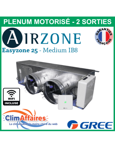Airzone Easyzone C25 Medium WIFI IB8 GREE - UM CDT 18 - 2 x 200 mm (AZC25GREBS04M2)