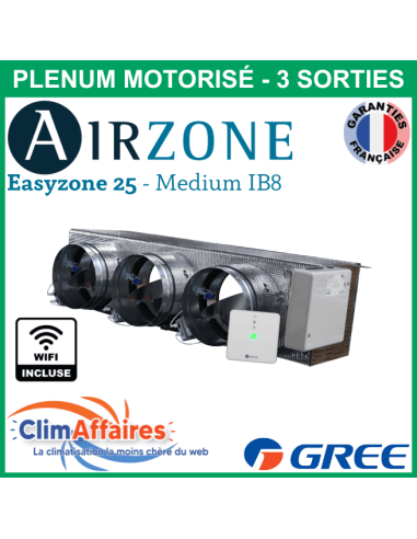 Airzone Easyzone C25 Medium WIFI IB8 GREE - UM CDT 18 - 3 x 200 mm (AZC25GREBS04M3)
