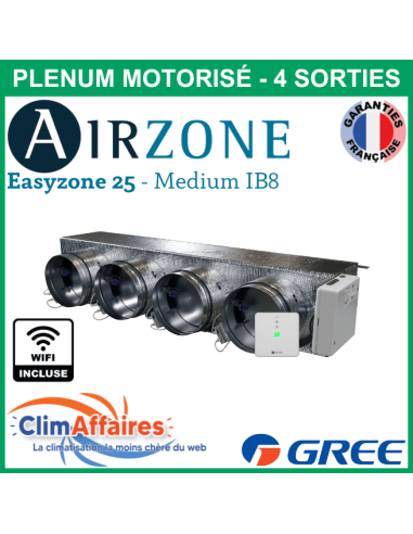 Airzone Easyzone C25 Medium WIFI IB8 GREE - UM CDT 18 - 4 x 200 mm (AZC25GREBS04M4)