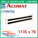 Grille de soufflage linéaire à 2 fentes 1135x78 mm - AGIP128