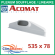 Plénum en ABS pour grilles de soufflage linéaire 2 fentes et multifentes 535x78 mm - AGIP150