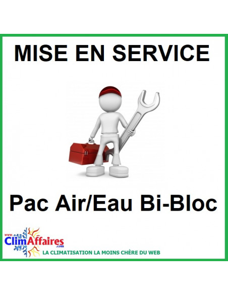 Mise en service - Pompe à chaleur Air / Eau - Bi-bloc + 1 an de garantie main d'œuvre et déplacement