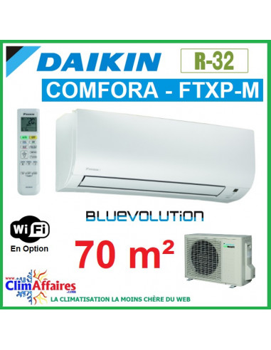 Daikin Climatiseur Inverter Monosplit - COMFORA BLUEVOLUTION - R32 - FTXP71M + RXP71M (7.1 kW)