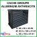 Cache Groupe Exterieure Climatisation - Aluminium Anthracite - Unité extérieure (3 tailles : S - M -