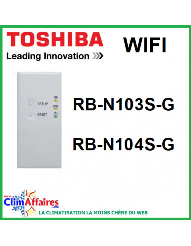 Toshiba Contrôle Wi-Fi (RB-N103S-G / RB-N104S-G)