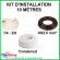 10 mètres - Liaisons Frigorifiques 1/4" - 3/8" + Câble d'interconnexion 4G2.5 mm² + Tuyau Condensat 