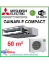 Climatisation Mitsubishi Monosplit Inverter - GAINABLE COMPACT - R32 - SEZ-M50DA + SUZ-M50VA (5.0 kW)