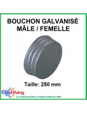 Bouchon galvanisé mâle / femelle (250 mm)