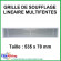Grille de soufflage linéaire multifentes - 535x78 mm - AGIP209