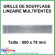 Grille de soufflage linéaire multifentes - 800x78 mm - AGIP210