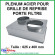 Plénum en acier pour grille de reprise porte filtre - 625x400 mm - AGI177
