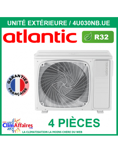 Atlantic Climatiseur Unité Extérieure Quadrisplit pour 4 pièces - R32 - 4U030NBB.UE (7.8 kW)