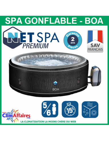 Spa Gonflable rond Netspa Familial XL Premium BOA pour 5 à 6 personnes