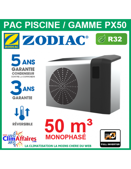 Housse d'hivernage pour PI20 - Accessoire pompe à chaleur de Piscine -  Zodiac