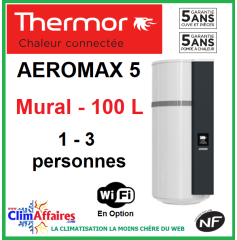 THERMOR ACCESS SUR AIR AMBIANT POSE AU SOL 250 LITRES - climatisation,  pompes à chaleur, chauffes-eau thermodynamiques, adoucisseurs d'eau