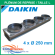 Daikin - Plénum de reprise isolé M1 en acier - Pour gainable FBA100/125/140A - Taille L - Diamètres 