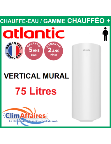 Ballon d'eau chaude Chauffeo ATLANTIC 75L