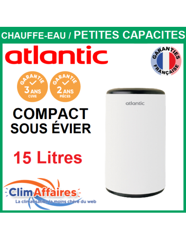 Chauffe-eau électrique sous évier 15 L