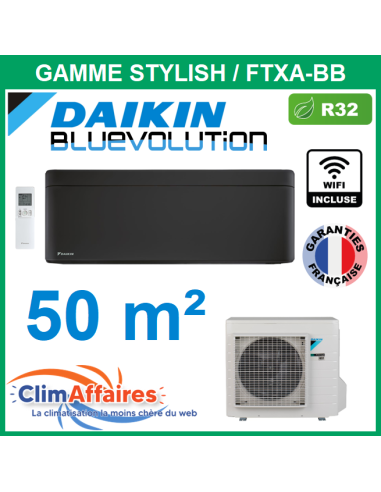 Daikin Climatisation STYLISH BLUEVOLUTION - FTXA50BB + RXA50B + WIFI