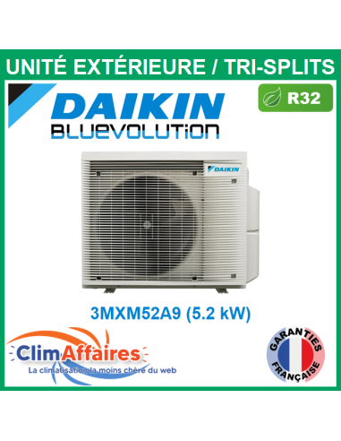 Daikin Climatiseur Unité Extérieure Tri-splits - R32 - 3MXM52A9 (5.2 kW)